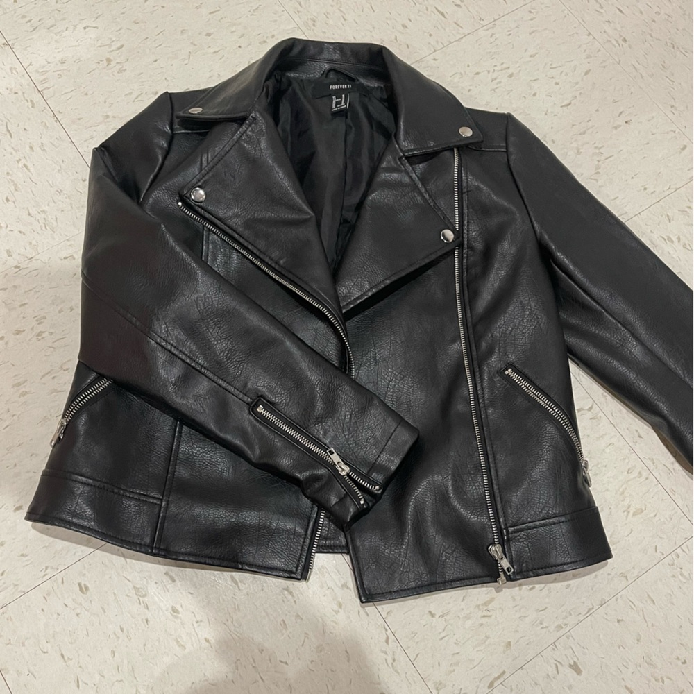 Faux Leather Jacket
